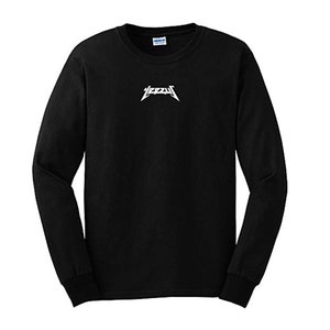 Yeezus Tour Glastonbury Black Long Sleeve Kanye West Shirt Yeezy TLOP Merch