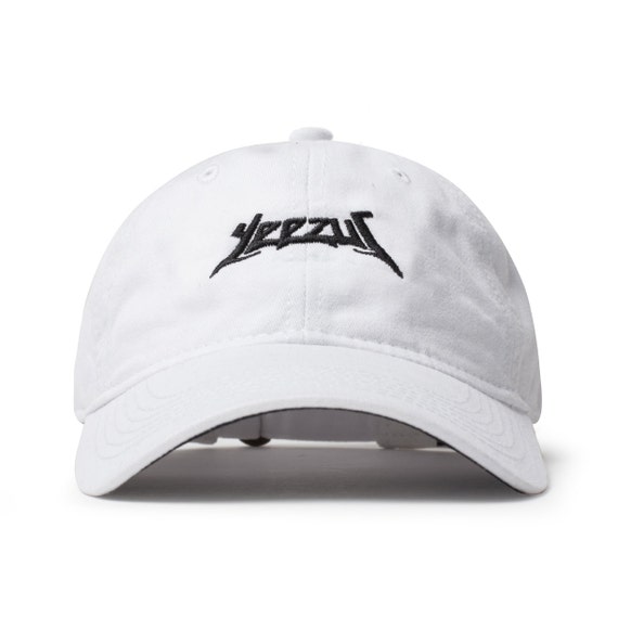 white yeezus hat