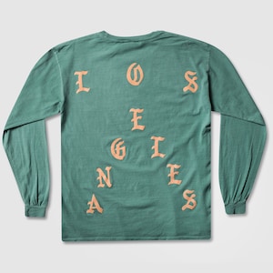 The Life of Pablo Pop Up I Feel Like Pablo LOS ANGELES Seafoam Ultra Light Beam Long Kanye West Yeezy TLOP Tour Merch Yeezus Perfect! Shirt