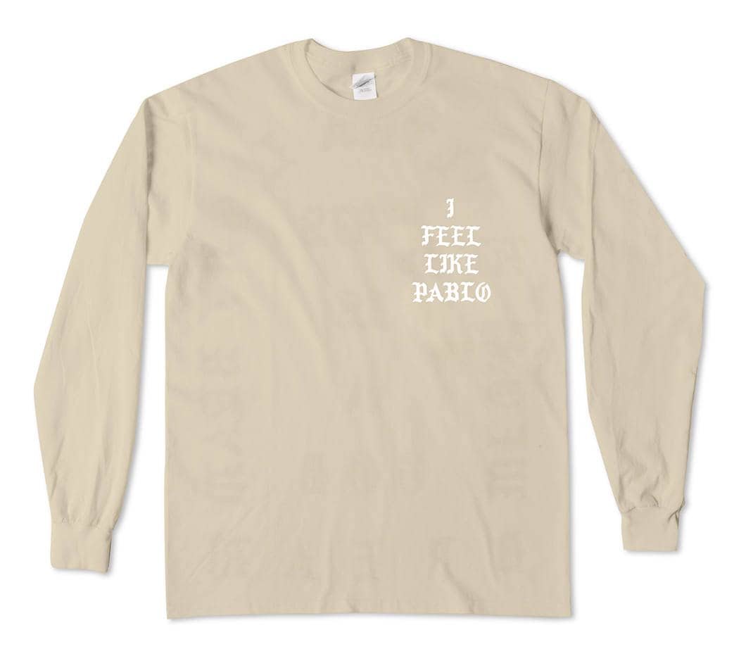 カニエウエスト I FEEL LIKE PABLO ロンT 海外限定 ツアーT カニエウエスト I FEEL LIKE PABLO ロンT 海外限定 ツアーT