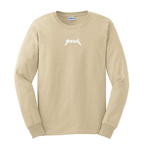 Yeezus Tour Glastonbury Sand Long Sleeve Kanye West Shirt Yeezy TLOP Merch