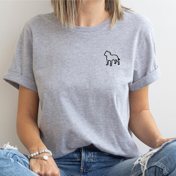 Dog Silhouette T-Shirt - Customise with ANY Dog Breed, Gift for a Dog Lover