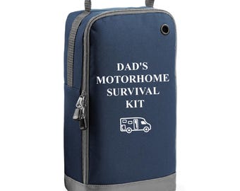 Personalised  Motorhome Survival Kit Bag: Custom Camping Organiser