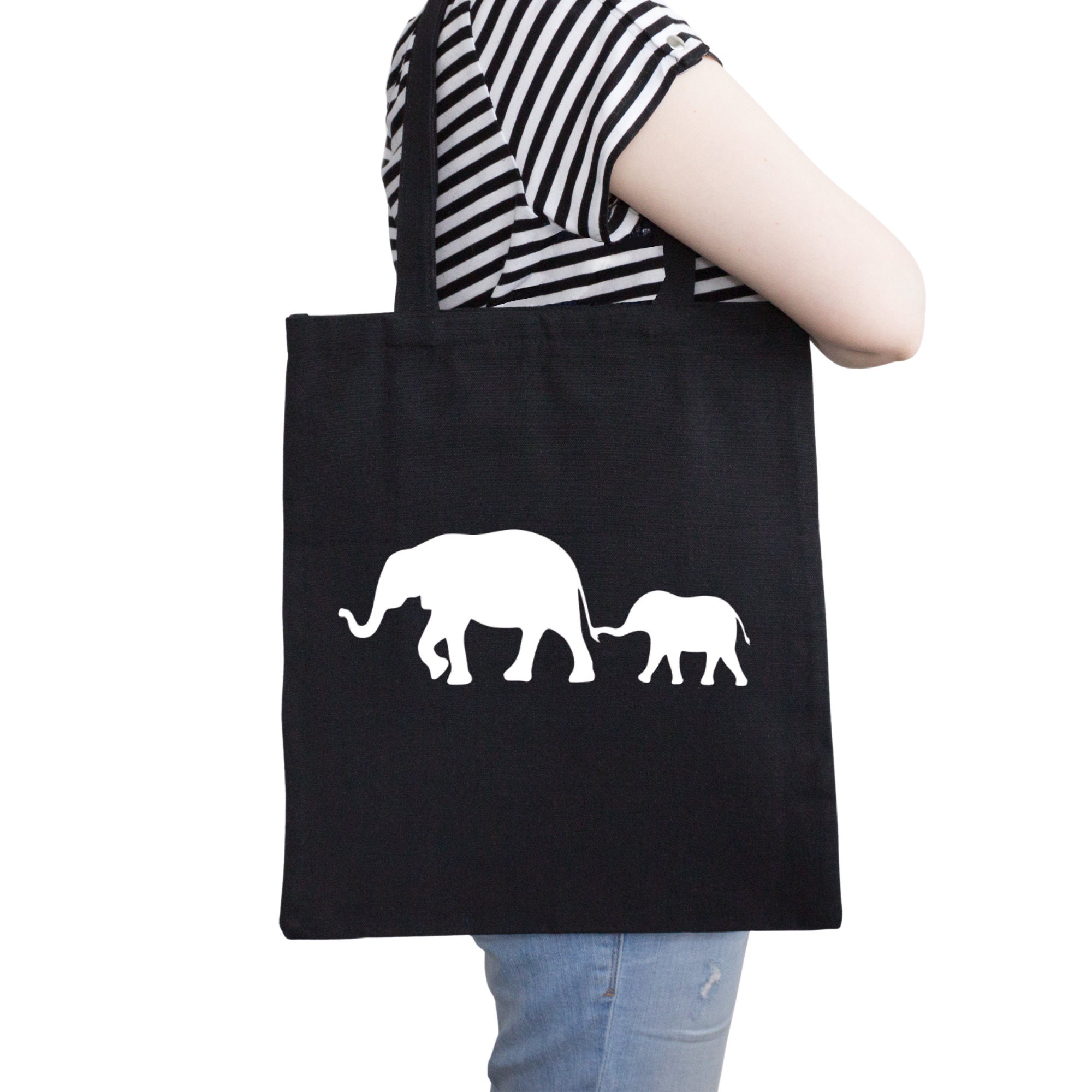 elephant tote bag