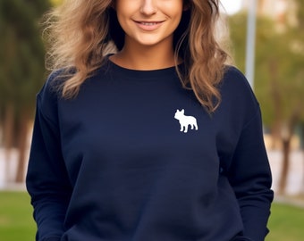 French Bulldog Sweatshirt, Unisex Oversized Sweater, Frenchie Lover, Gift for French Bulldog Lover