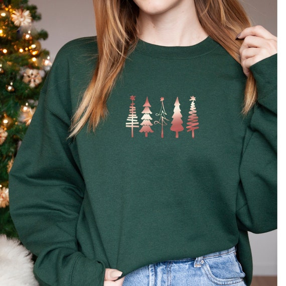 Christmas Sweatshirt Christmas Tree 
