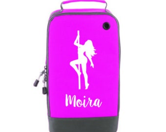 Pole Dance Bag, Personalised Shoe Bag, Pole Dancer Gift