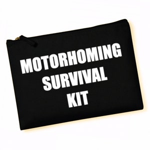 Motorhoming Canvas Bag, Motorhome Survival Kit, Motorhome Gift, Camping Storage Bag