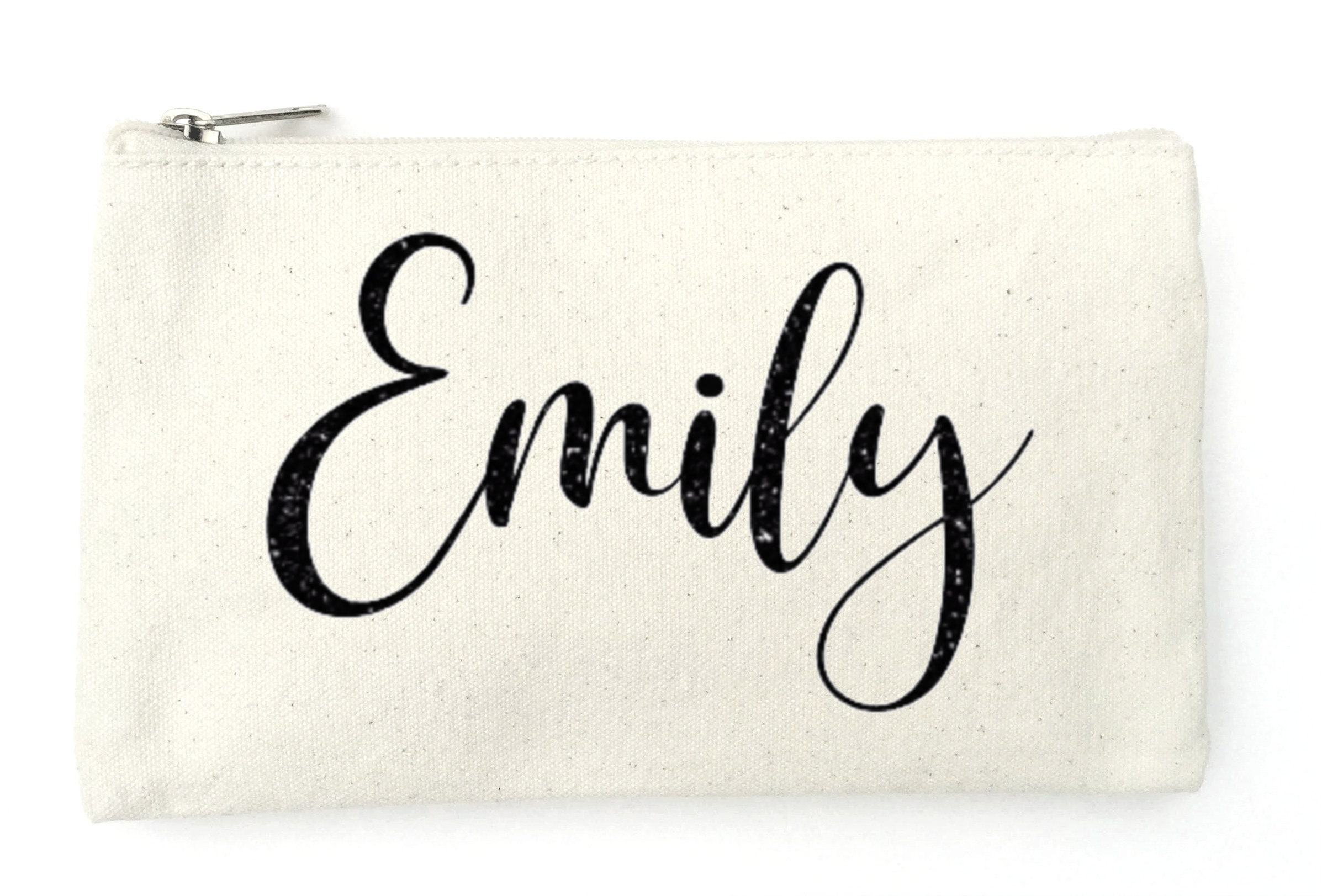 Personalised Pencil Case Canvas Pencil Pouch name Bag Gift for