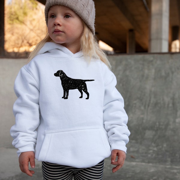 Children's Labrador Hoodie, Kids Dog Hoodie, Dog Lover Sweatshirt