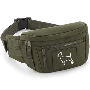 ANY BREED Dog Walking Waist Bag - Extra Large Bum Bag- Fanny Pack - Dog Walker Bag