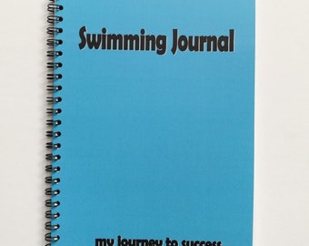 Swim Training Journal,Swimming Planner Diary,Swimming Workout Planner,Swim Squad Gift,Gift for Swimmer,Swimming Journal,A5 Fitness Planner