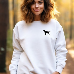 Labrador Sweatshirt, Unisex Oversized Sweatshirt