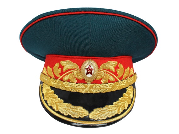 Chapeau de visière militaire armée soviétique Parade ...