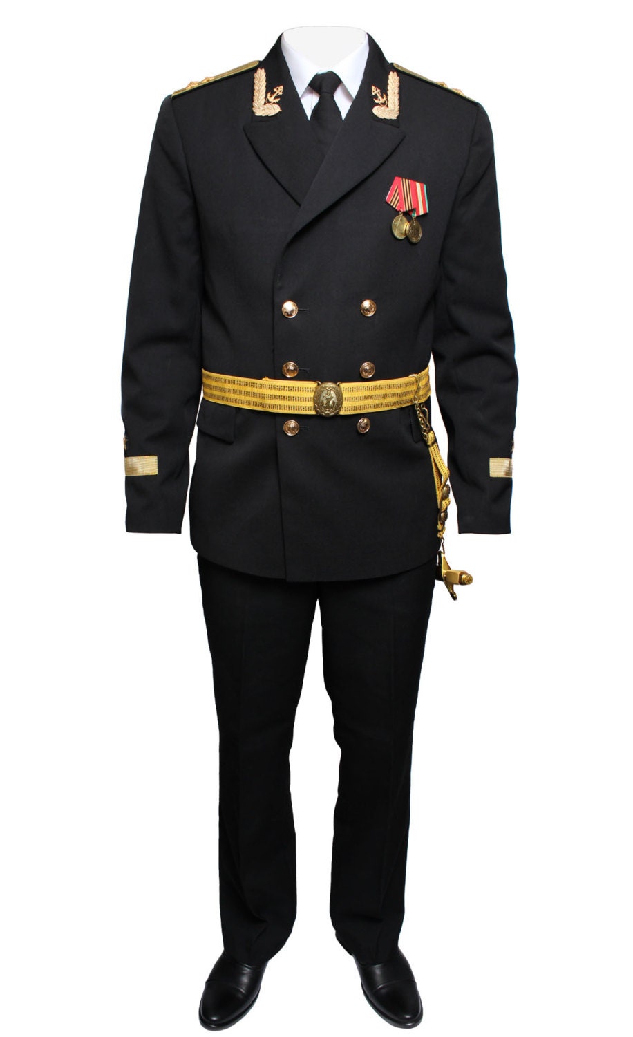Soviet Naval Captain uniform Russian Navy black Parade suit Etsy