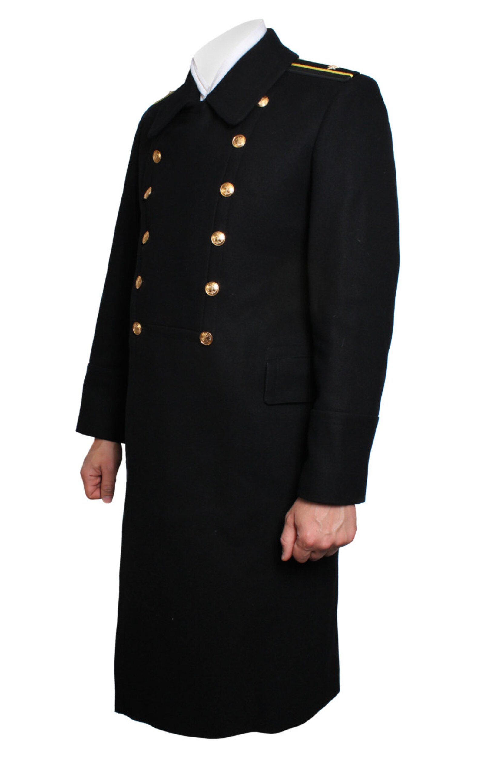 navy officer overcoat