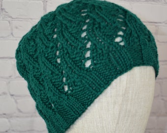 Lacey Knitted Hat - Adult Small