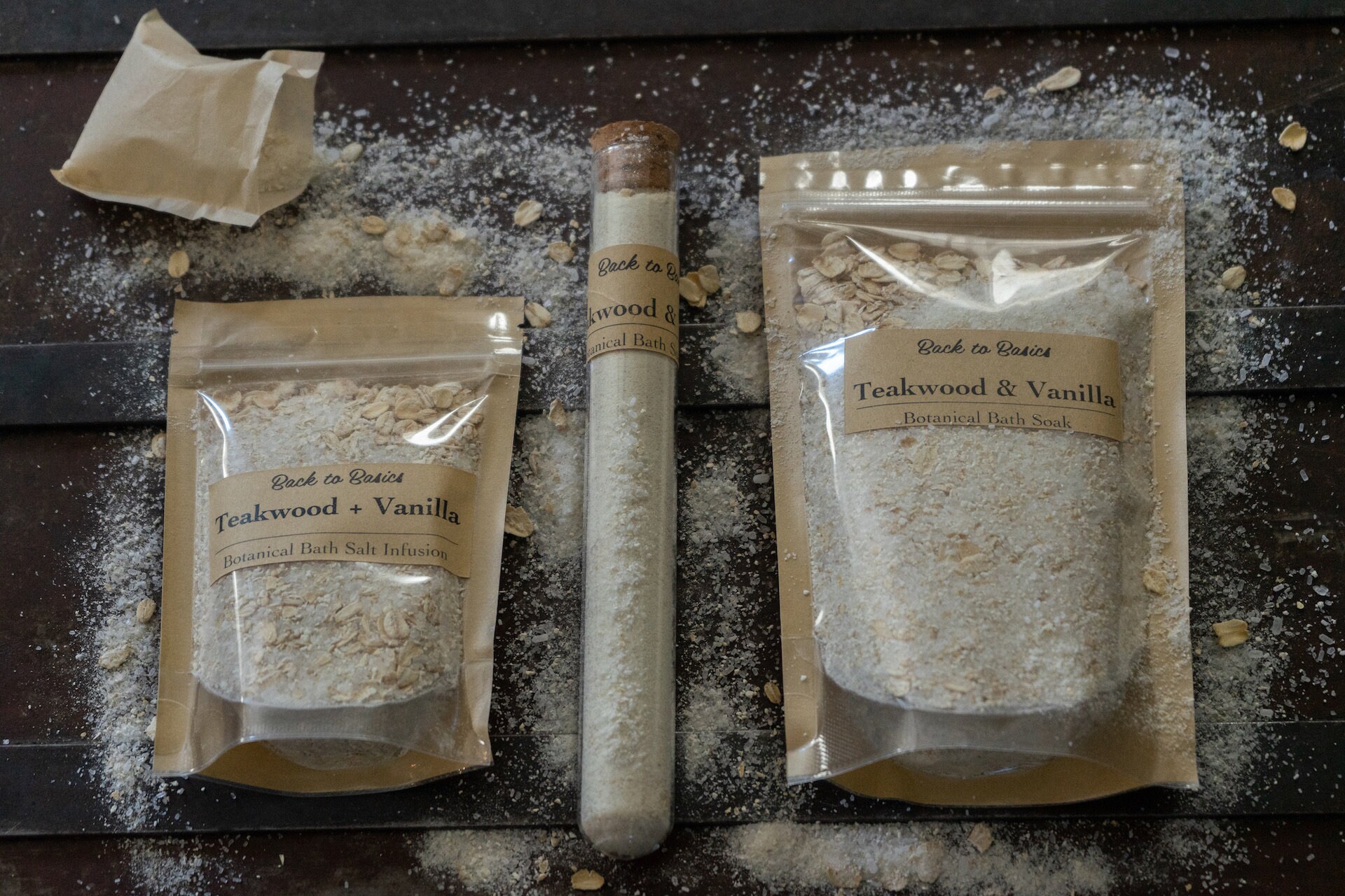 Teakwood & Vanilla Bath Soak Infusion Etsy