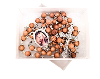 Jesus Praying Catholic Rosary