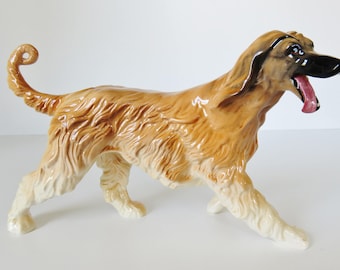 Hard To Find/ Vintage Beswick England Running Afghan Hound Dog Figurine