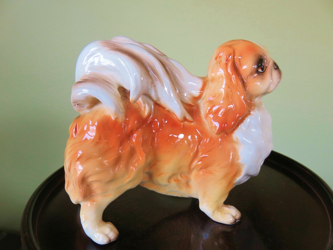 Vintage Shafford Blue Ribbon Collection Pekingese Dog Figurine - Etsy