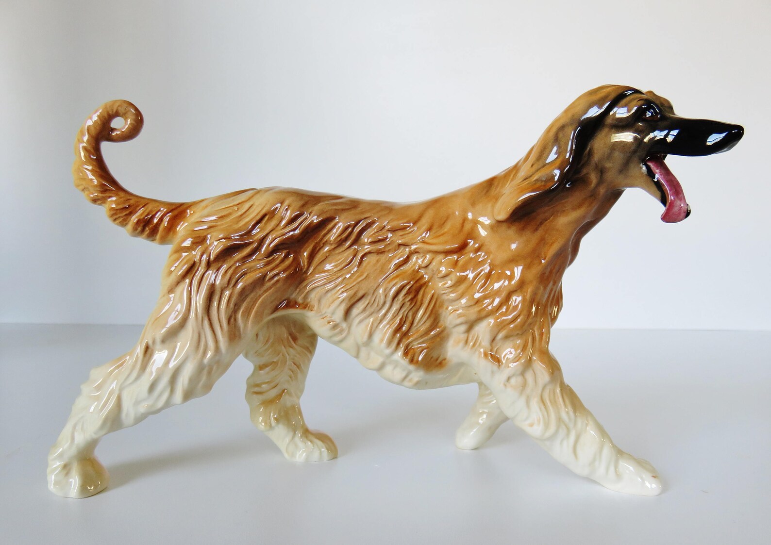 Hard to Find/ Vintage Beswick England Running Afghan Hound Dog Figurine ...