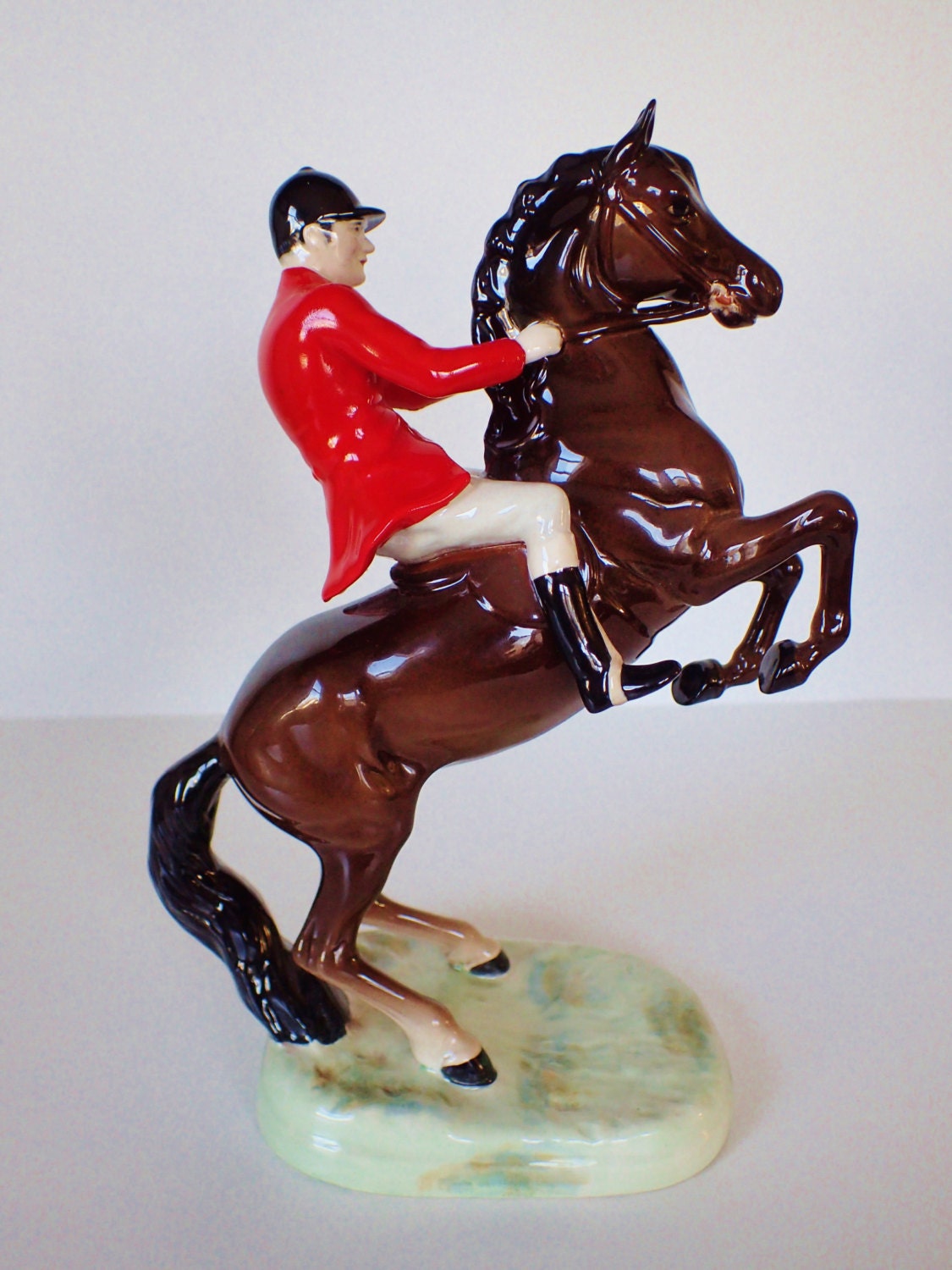 ベスウィック社 高級ライン コノサーシリーズ 狩猟馬 フィギュア Beswick Huntsman - Etsy