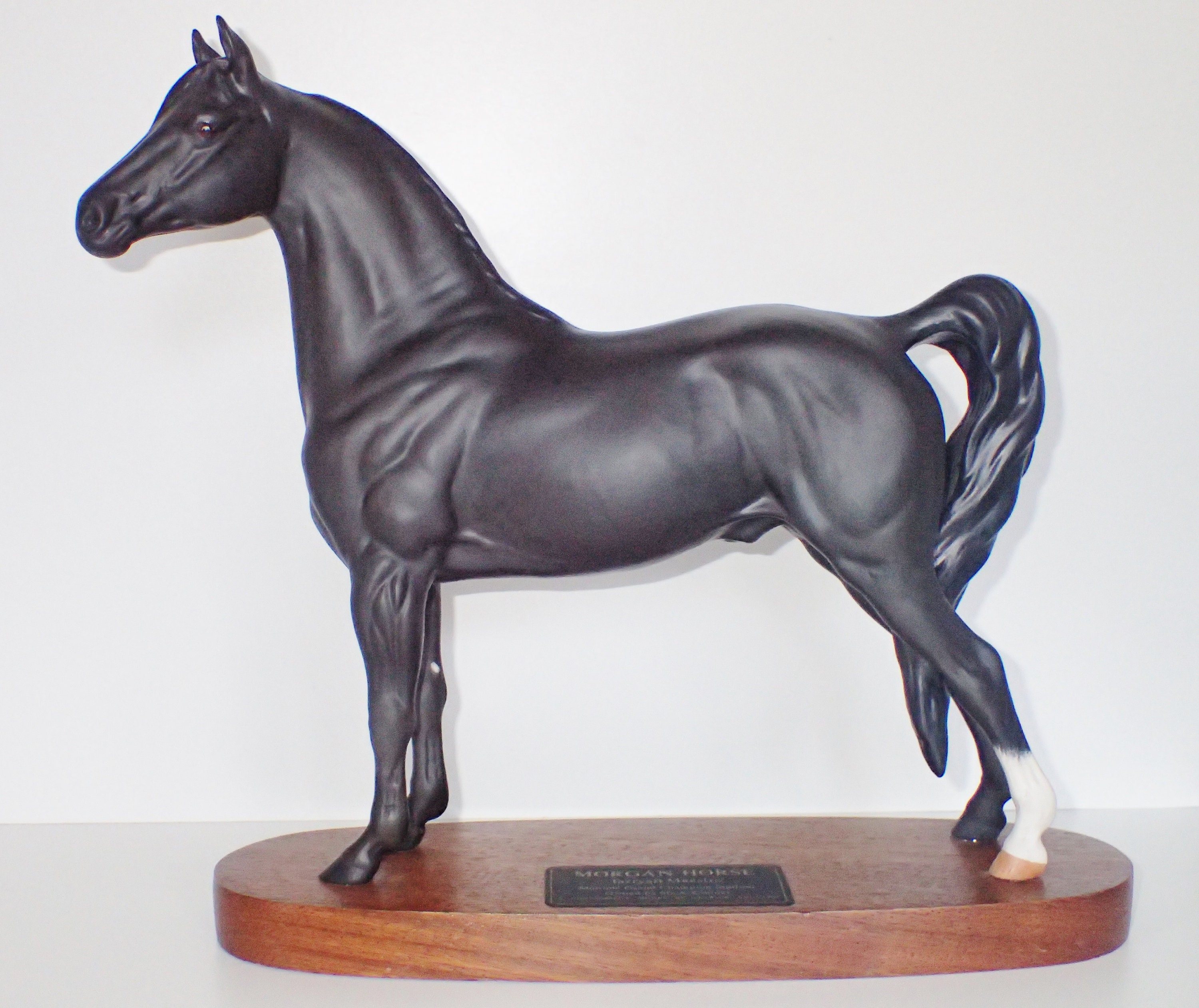 「希少」ＢeswickコノシェアモーガンホースTarryallMaestro置物 Beswick Morgan Horse 