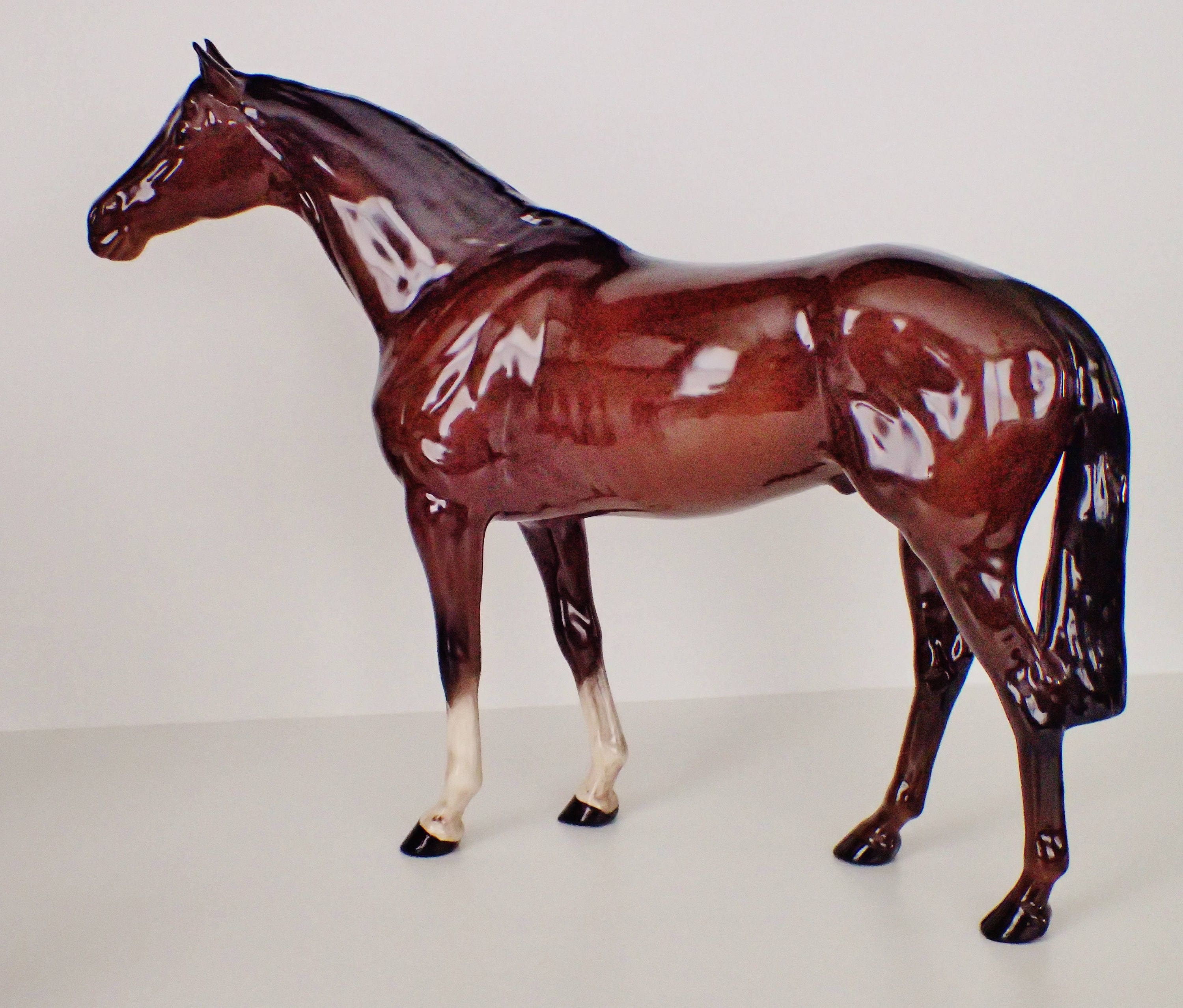 Extremely Rare Huge Beswick England Horse Figurine/ Mint