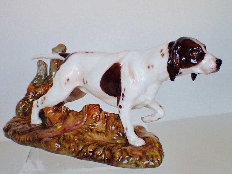Royal Doulton Large Pointer Dog Figurine HN 2624 | Etsy