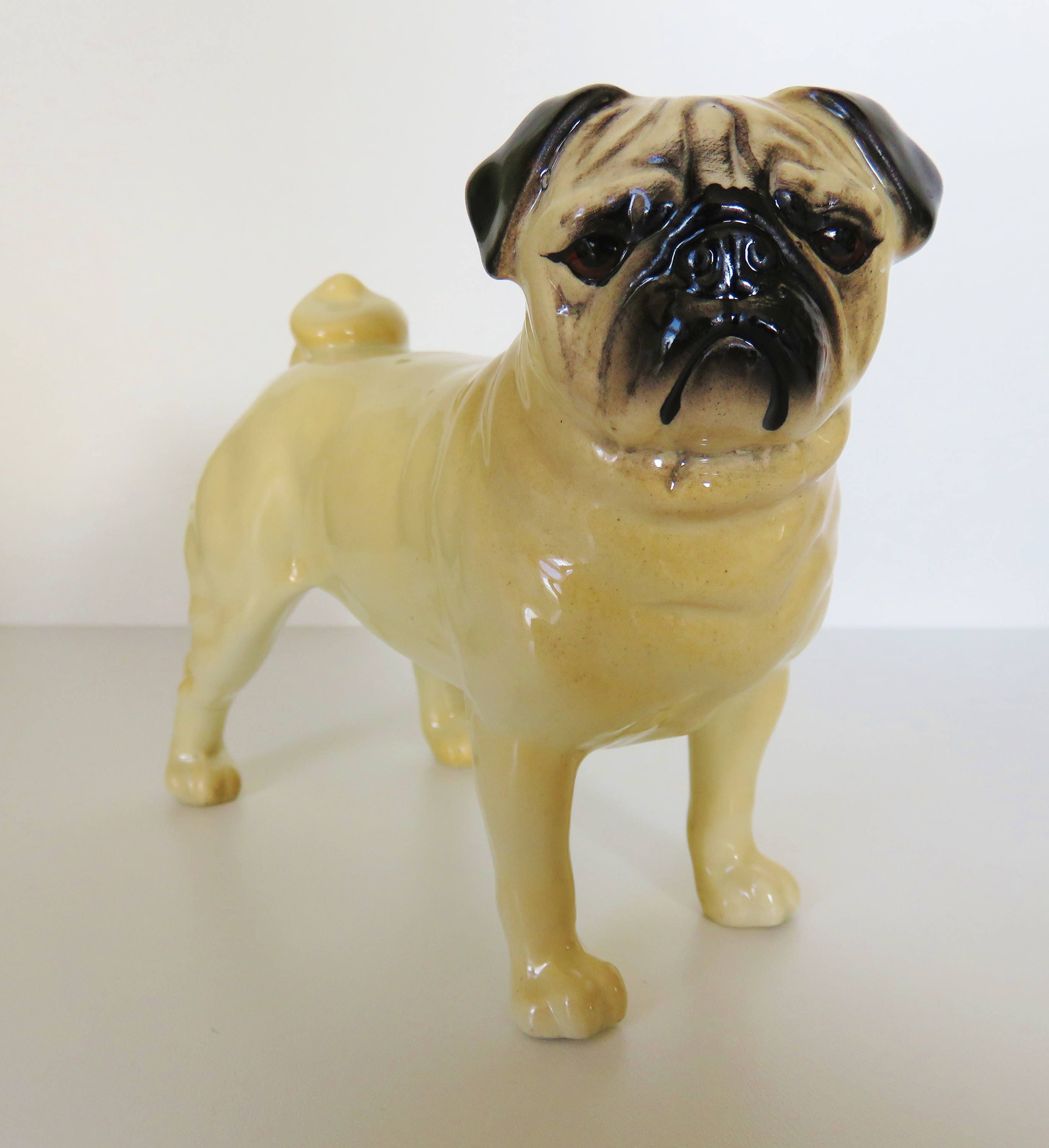 Vintage Beswick Large Pug 