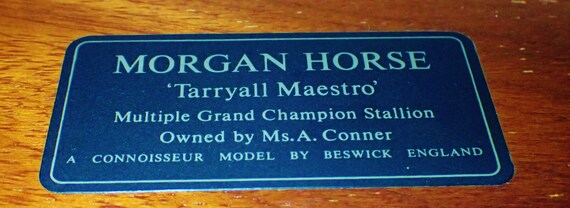 Beswick Morgan Horse 