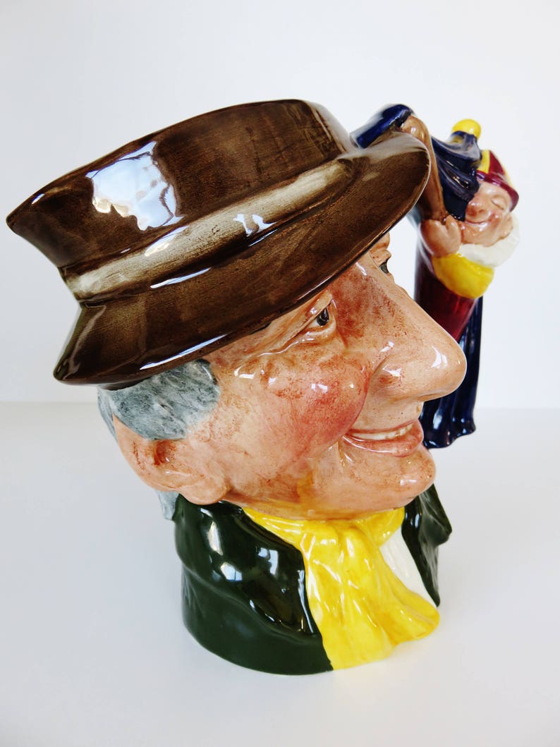 Royal Doulton Large Punch and Judy Toby Jug D6590 Etsy