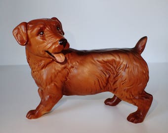 Very Scarce Beswick England Norfolk Terrier Dog Figurine