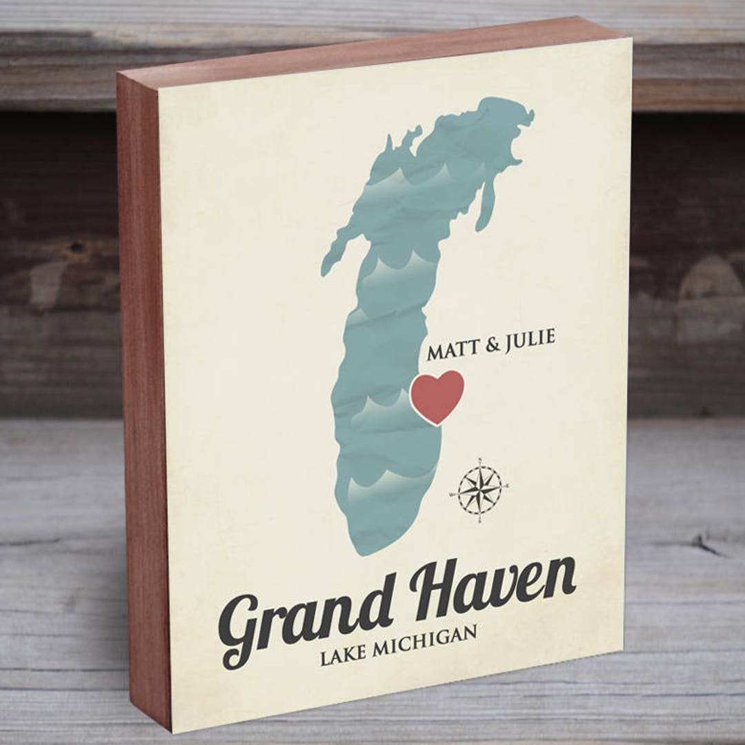 Grand Haven Grand Haven Mi Grand Haven Michigan Art - Etsy