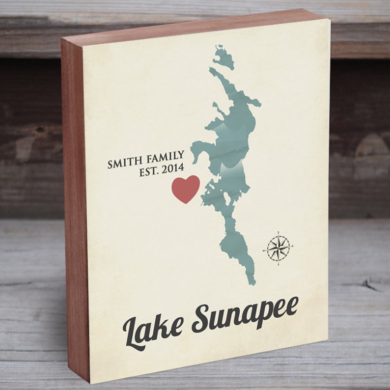 Lake Sunapee Map