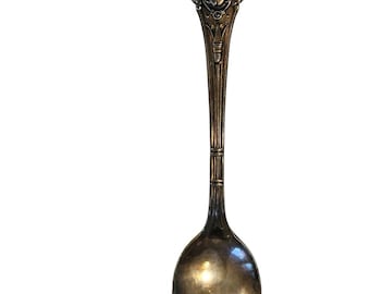 Cuchara de café pequeña estilo egipcio con diseño de escarabajo de 11,4 cm (4,5 pulgadas)