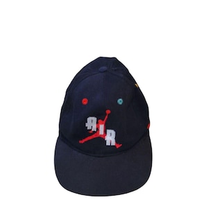 Vintage Youth Air Jordan Hat Embroidery Black Snapback Hat