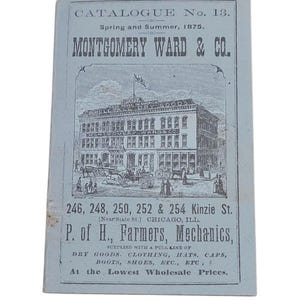 Montgomery Ward & Co., Catalogue No. 13 Spring and Summer