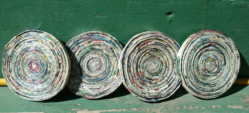 newspaper coasters image 2