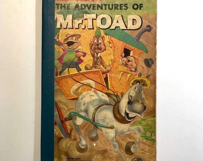 Walt Disney’s the Adventures of Mr Toad. A Big Golden Book Hardcover ...