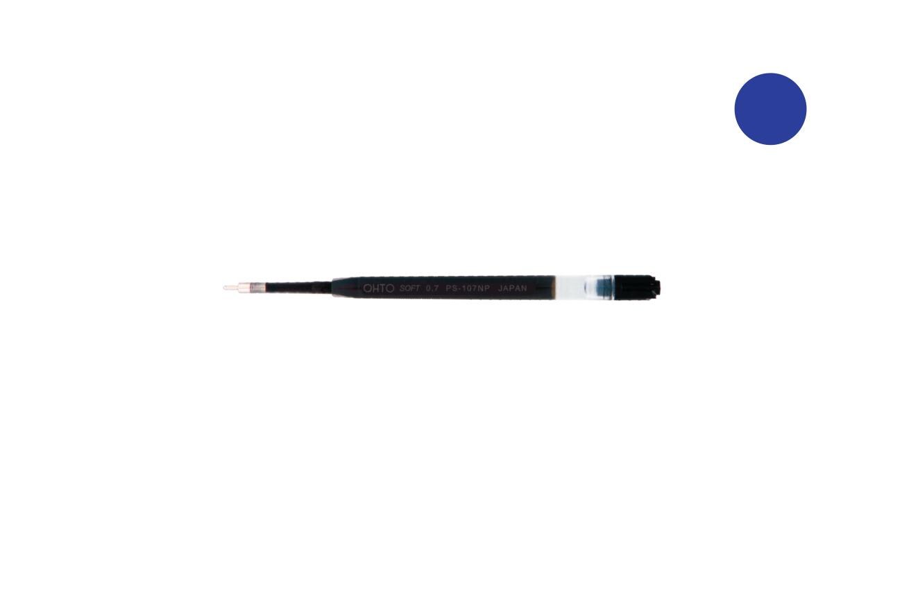 OHTO Rook Kugelschreiber – 0,7 Mm Mine, Silber-oranger Gehäuse Mit Schwarzer Tinte