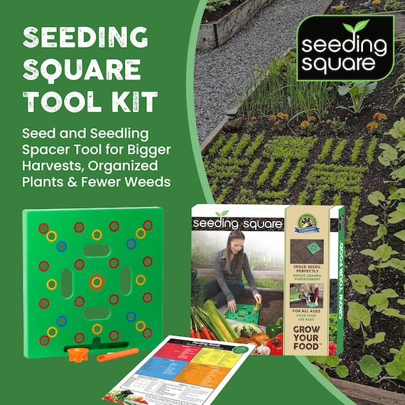 Seeding Square: The Original Garden Spacing Template