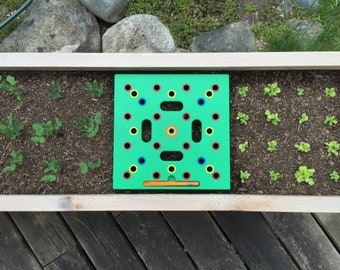 Seeding Square - Square Foot Gardening Template - Seed Spacing Tool - Intervale Seed and Seedling Spacer - Maximizes Space - Big Harvest