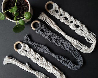 Macrame Plant hanger | Hanging Planter | Ceiling Plant Hanger | Braided | Handmade | Home Garden Decor | Plant lover gift | Gifts | Tassel