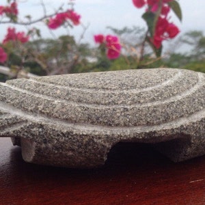 Borucan Indian Stone Metate, Grinding Stone Sculpture, Authentic, Historical, Limited