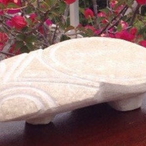 Borucan Indian Stone Metate, Grinding Stone Sculpture, Authentic, Historical, Limited