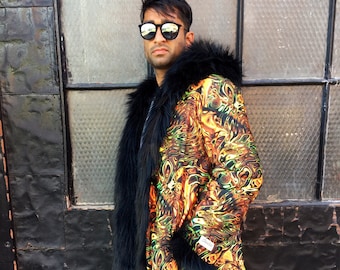 Trip Advisor Festival Faux Fur Black 