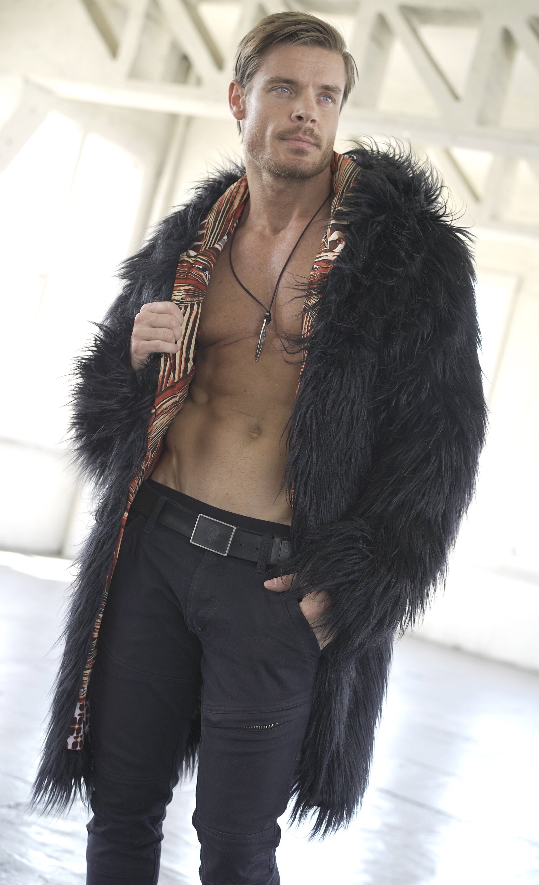小物 G.O.A - fur hood G.O.A RACCOON FUR PARKA WITH DETACHABLE HOOD – glam archive