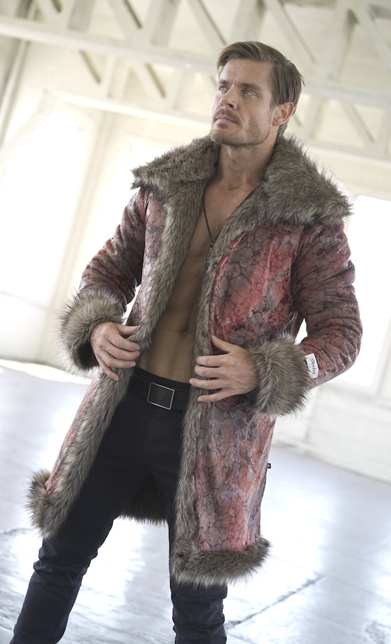 SHOP MEN'S FAUX FUR COATS, JACKETS, VEST FOR BURNING MAN, FESTIVAL FASHION  – Furrocious Furr